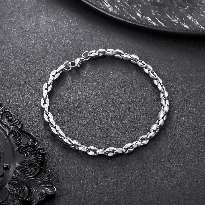 Fluid Oval Chain Bracelet | Salty