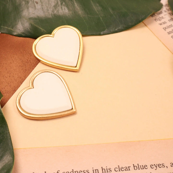 Forever in the Heart Studs - Salty Accessories