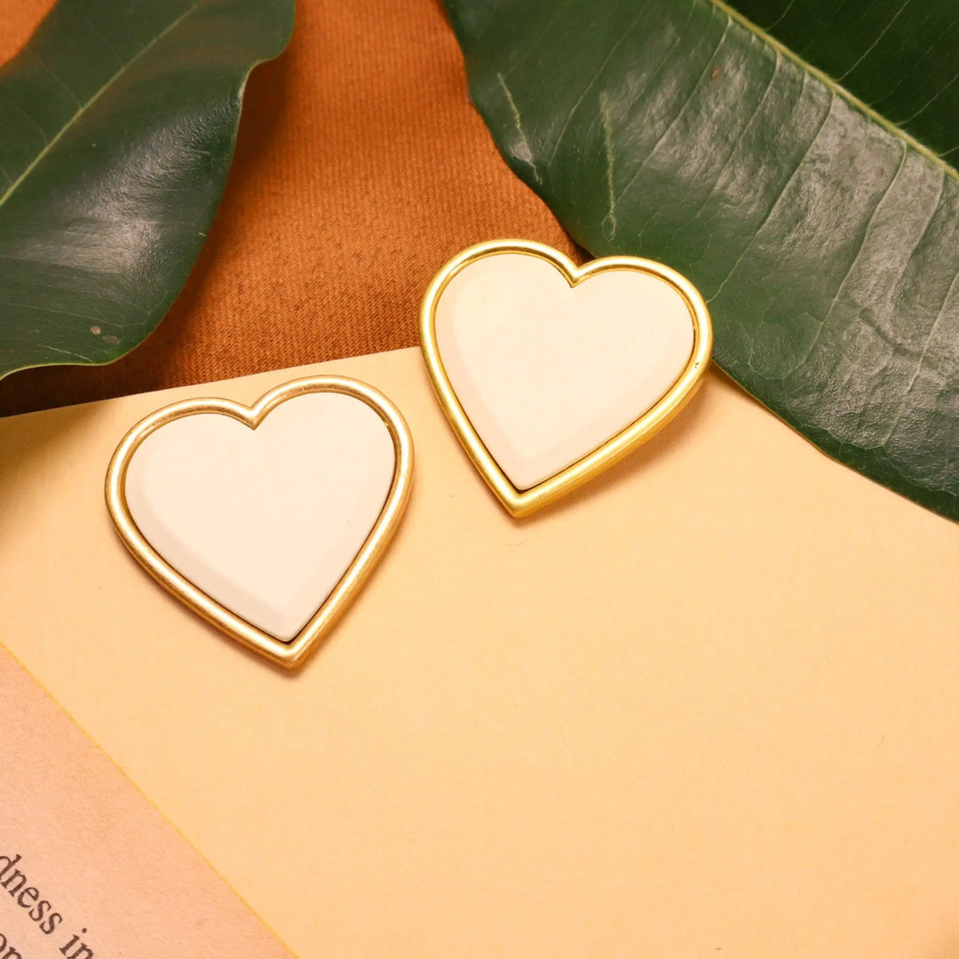 Forever in the Heart Studs - Salty Accessories