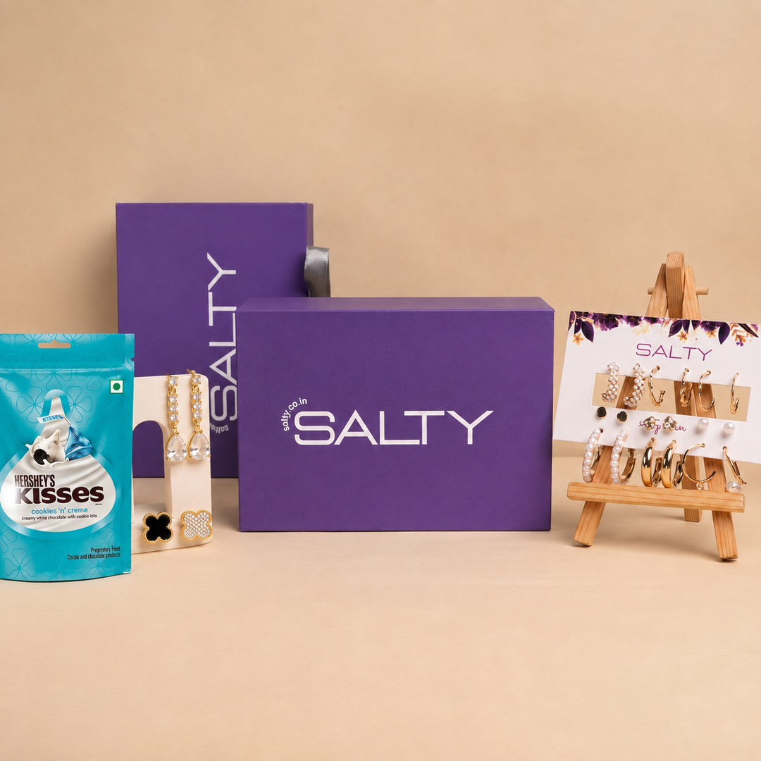 Luxury Jewellery Set Gift Hamper for Her with Personalised Card