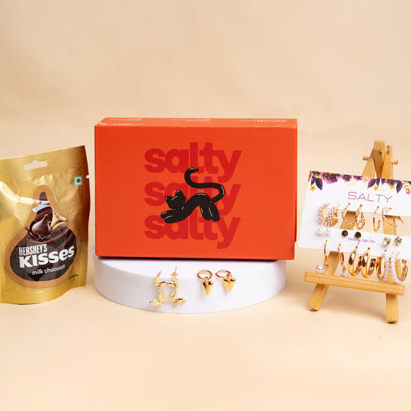 Luxury Jewellery Set Gift Hamper for Her with Personalised Card