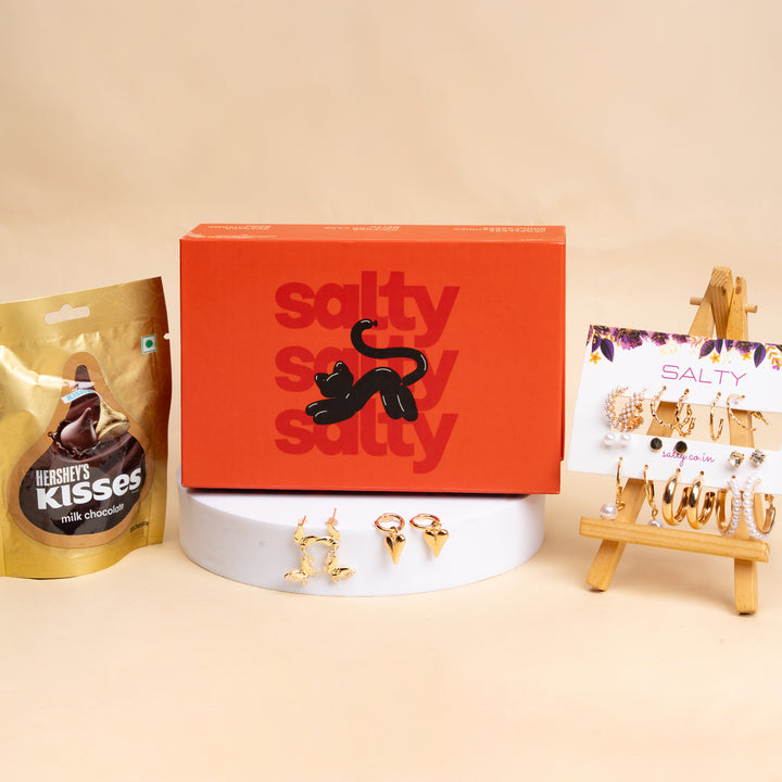 Luxury Jewellery Set Gift Hamper for Her with Personalised Card