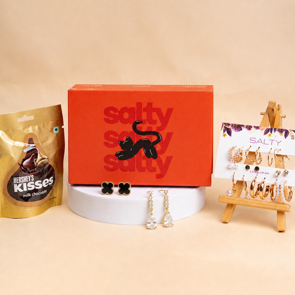 Luxury Jewellery Set Gift Hamper for Her with Personalised Card