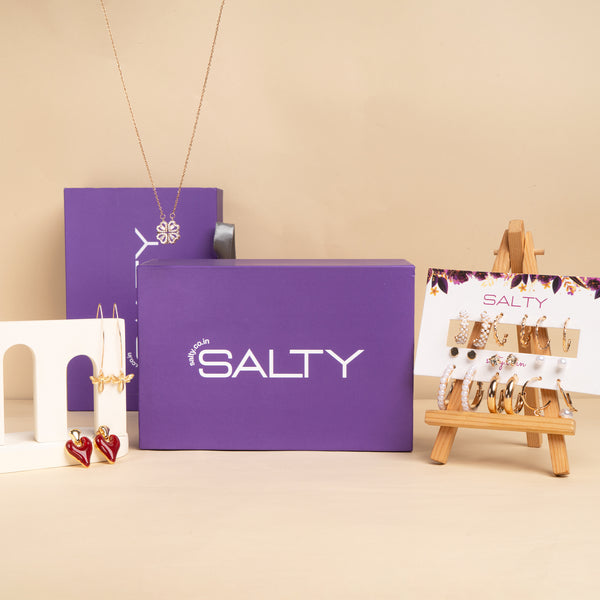 Luxury Jewellery Set Gift Hamper for Her with Personalised Card