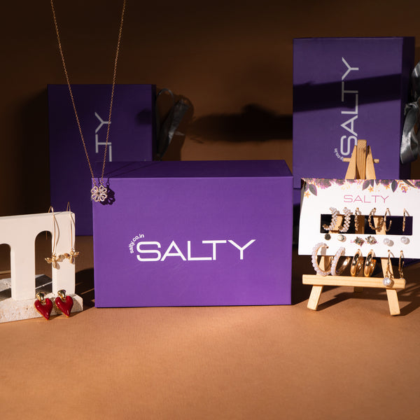 Luxury Jewellery Set Gift Hamper for Her with Personalised Card