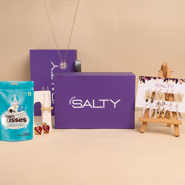 Luxury Jewellery Set Gift Hamper for Her with Personalised Card