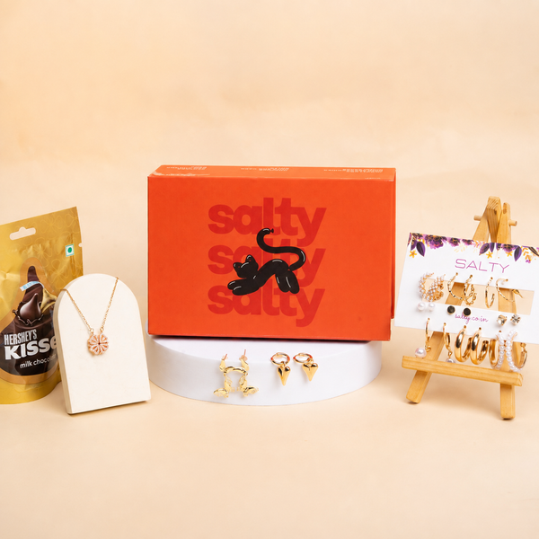 Luxury Jewellery Set Gift Hamper for Her with Personalised Card
