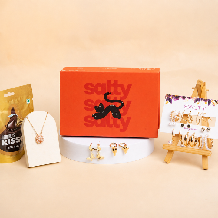 Luxury Jewellery Set Gift Hamper for Her with Personalised Card