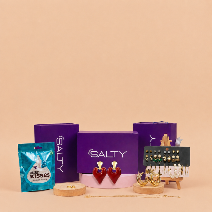 Luxury Jewellery Set Gift Hamper for Her with Personalised Card