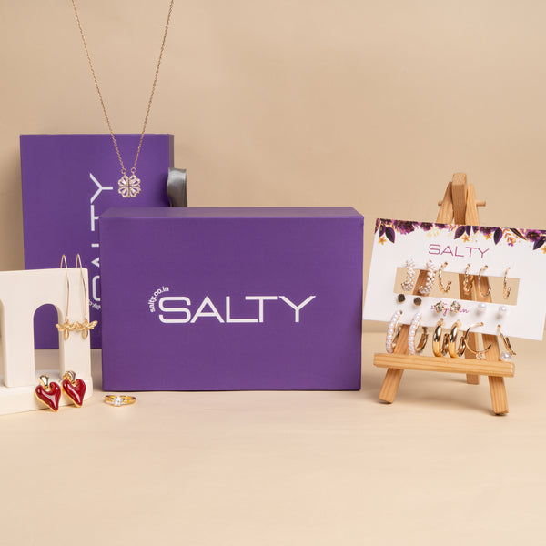 Luxury Jewellery Set Gift Hamper for Her with Personalised Card