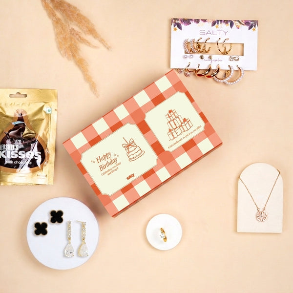 Luxury Jewellery Set Gift Hamper for Her with Personalised Card