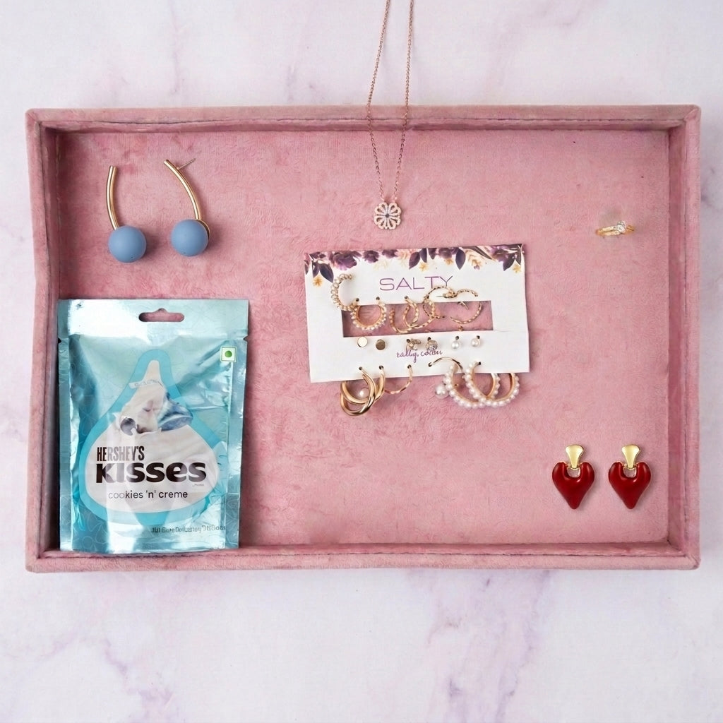 Luxury Jewellery Set Gift Hamper for Her with Personalised Card