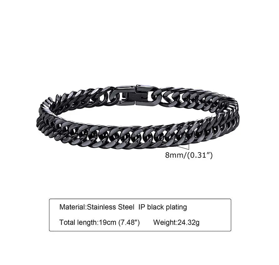 GQ Style Black Bracelet - Salty Accessories