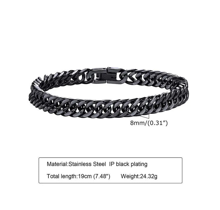 GQ Style Black Bracelet - Salty Accessories