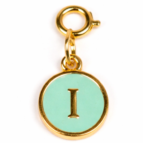 Green Alphabet Charms