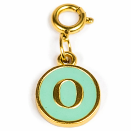 Green Alphabet Charms