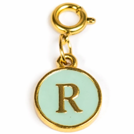 Green Alphabet Charms