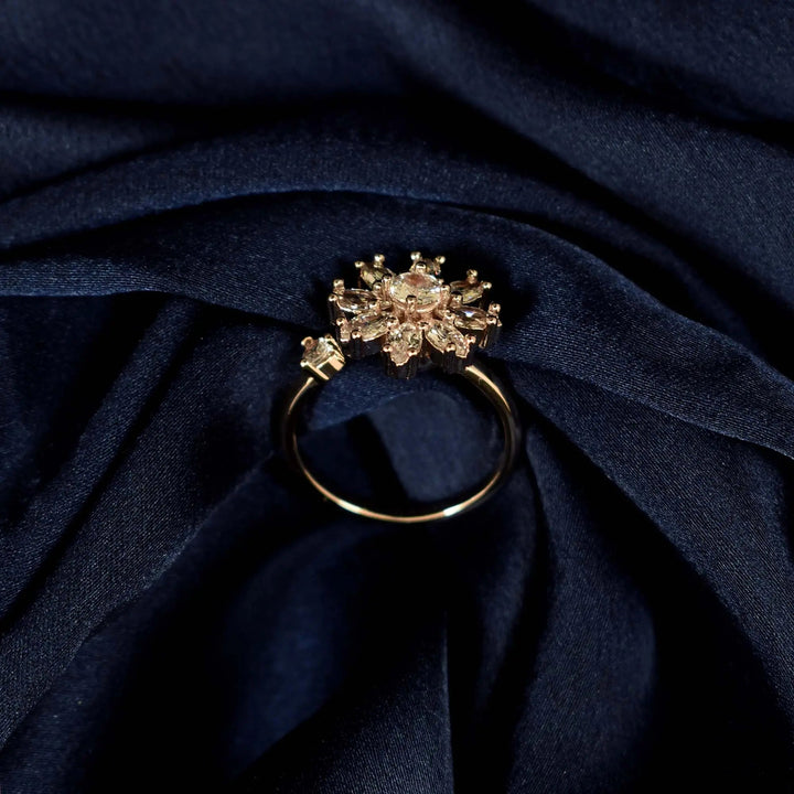 Gazania Spinner Ring - Rose Gold - Salty Accessories
