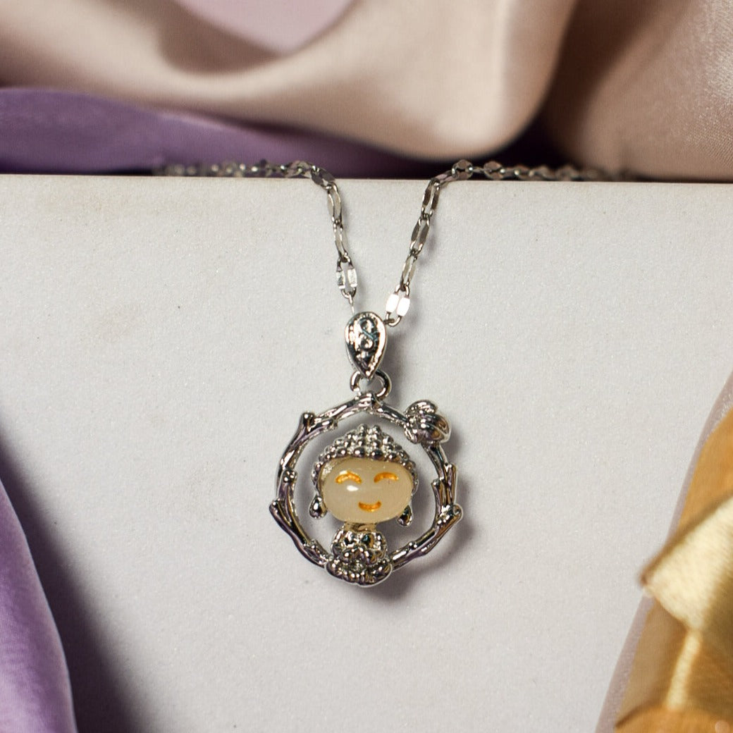 Gemfire Luster Silver Necklace - Salty Accessories
