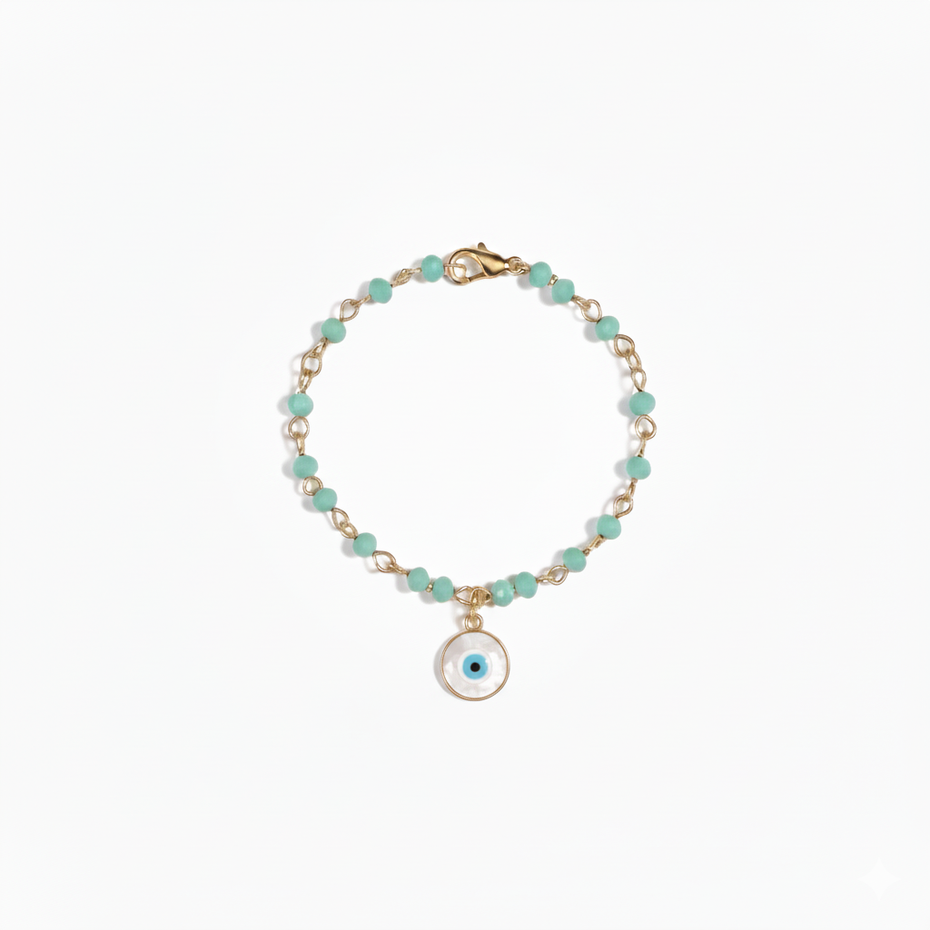 Traditional Blue Evil Eye Band - Salty Accessories
