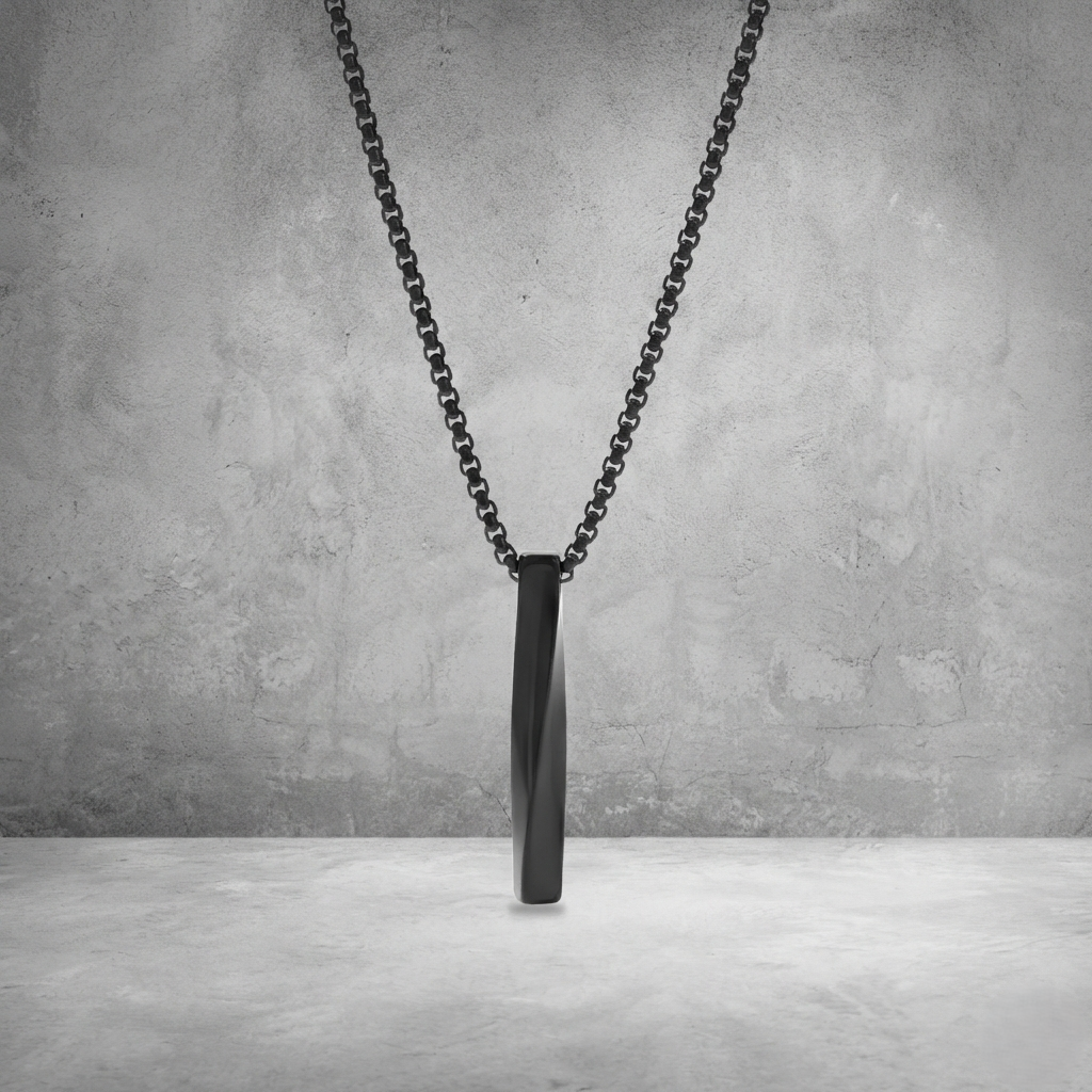 Collier Black Chain
