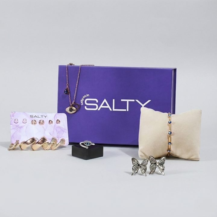 Luxury Jewellery Set Gift Hamper for Her with Personalised Card