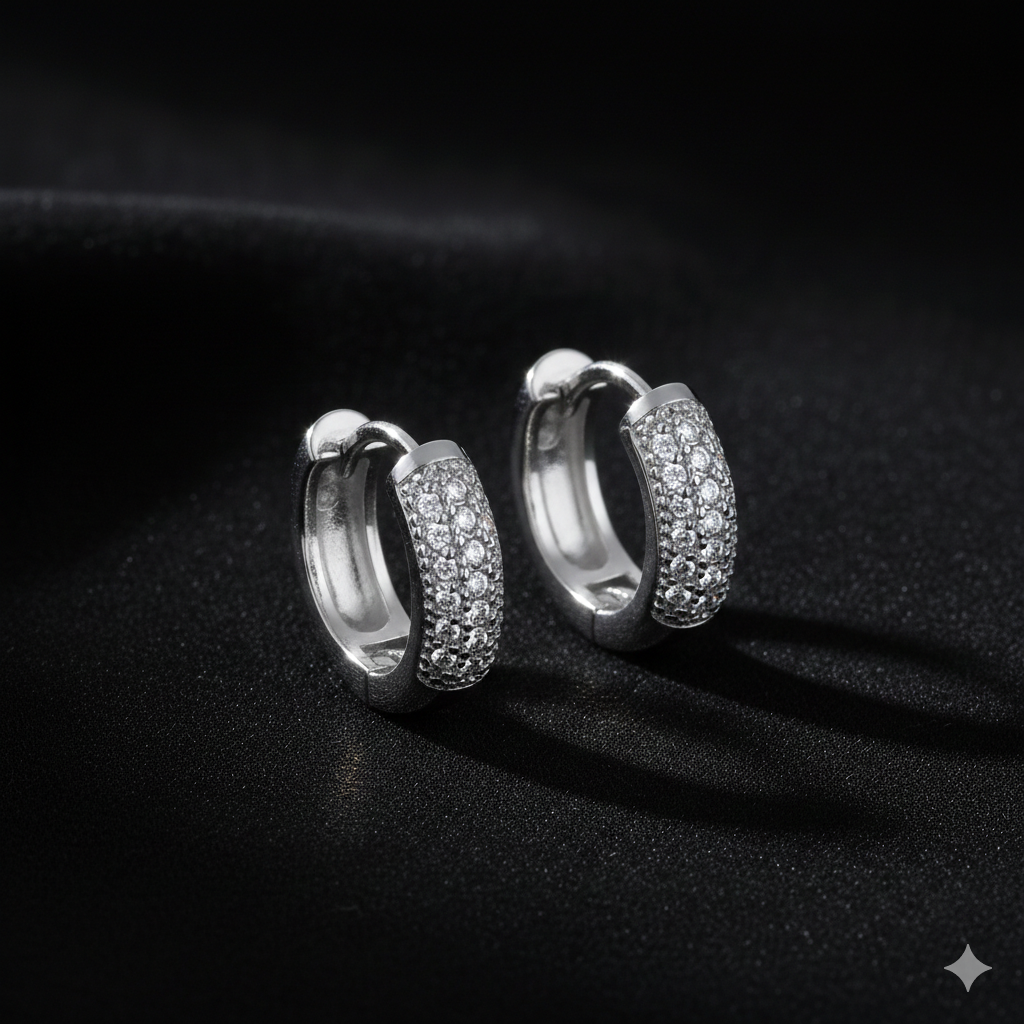 Modern Diamond Earrings - Salty Accessories