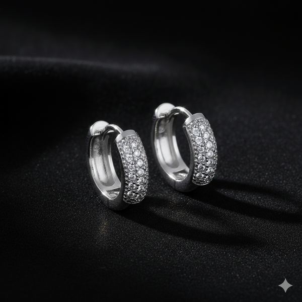 Modern Diamond Earrings