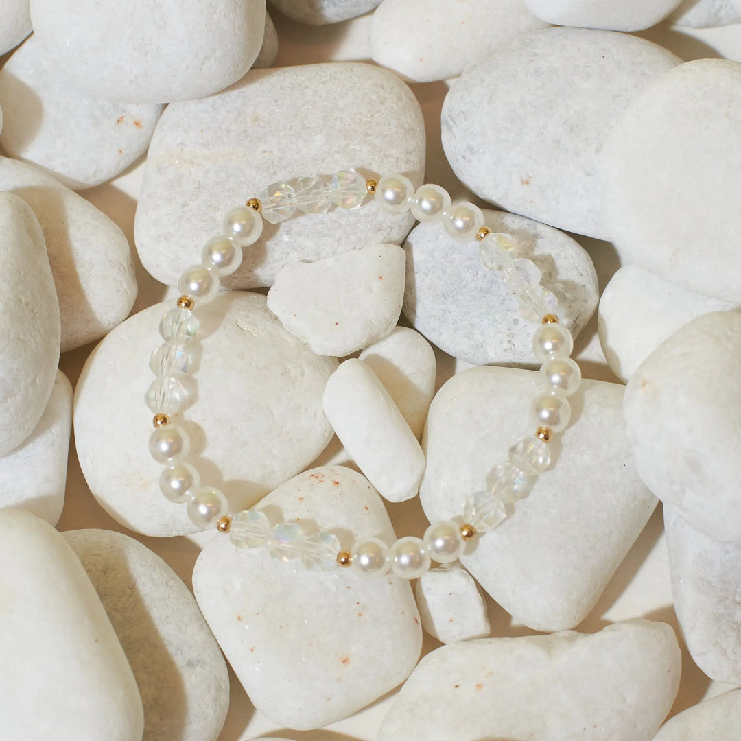 Gemmy Petals Beaded Band - Salty Accessories
