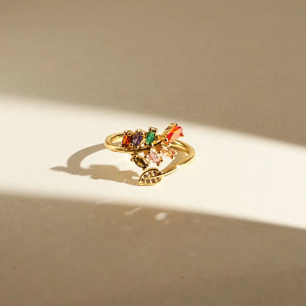 Gemstone Symphony Ring