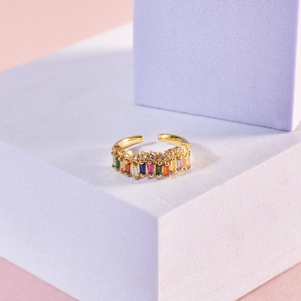 Gemstone Fusion Ring