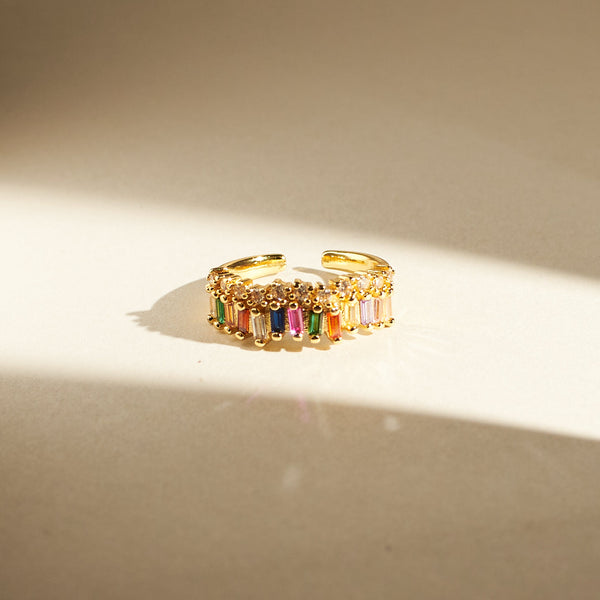 Gemstone Fusion Ring