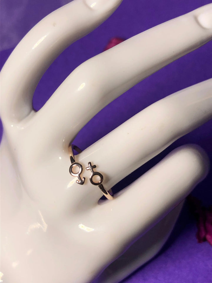 Gender Sign Ring - Salty Accessories