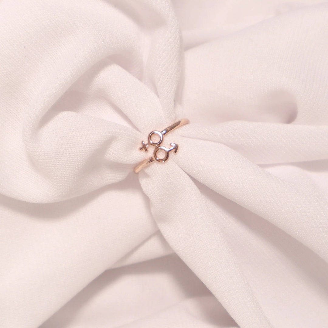 Gender Sign Ring - Salty Accessories