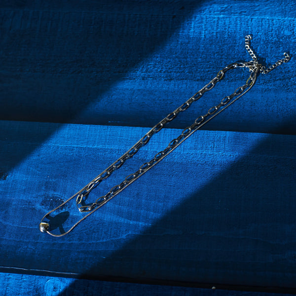 Gentle Drape Silver Chain