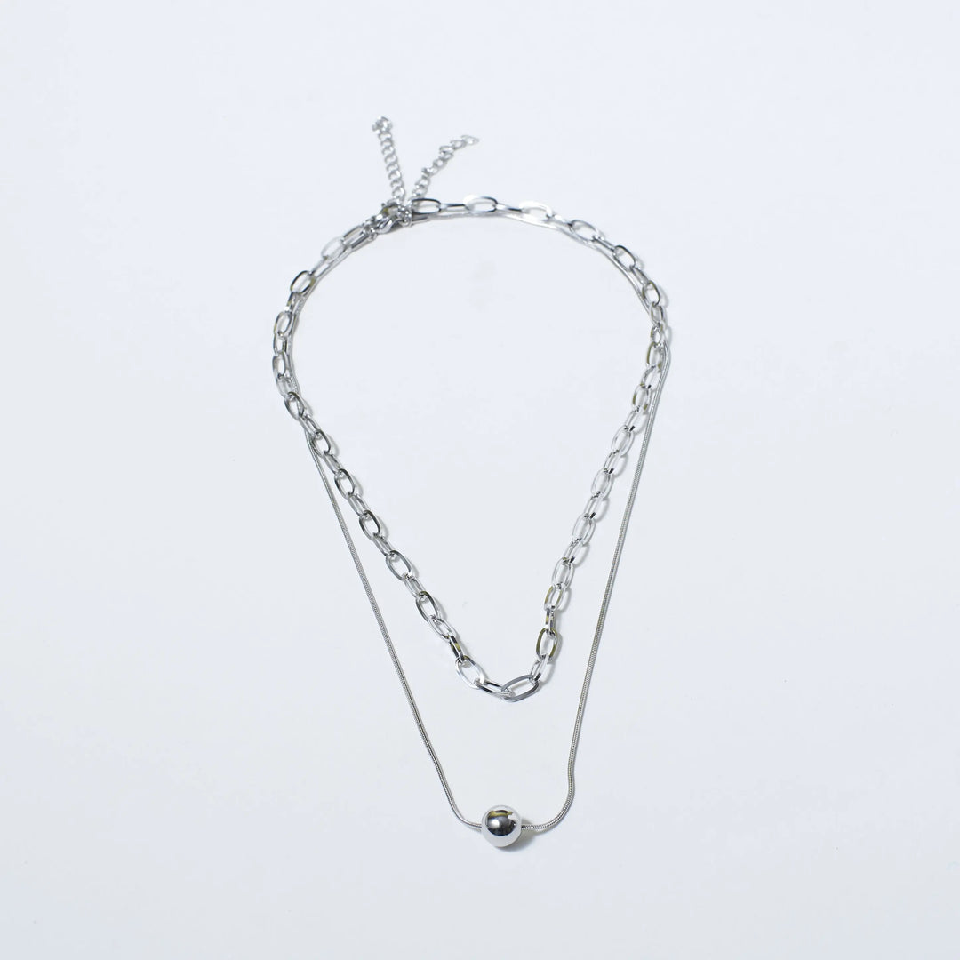 Gentle Drape Silver Chain - Salty Accessories