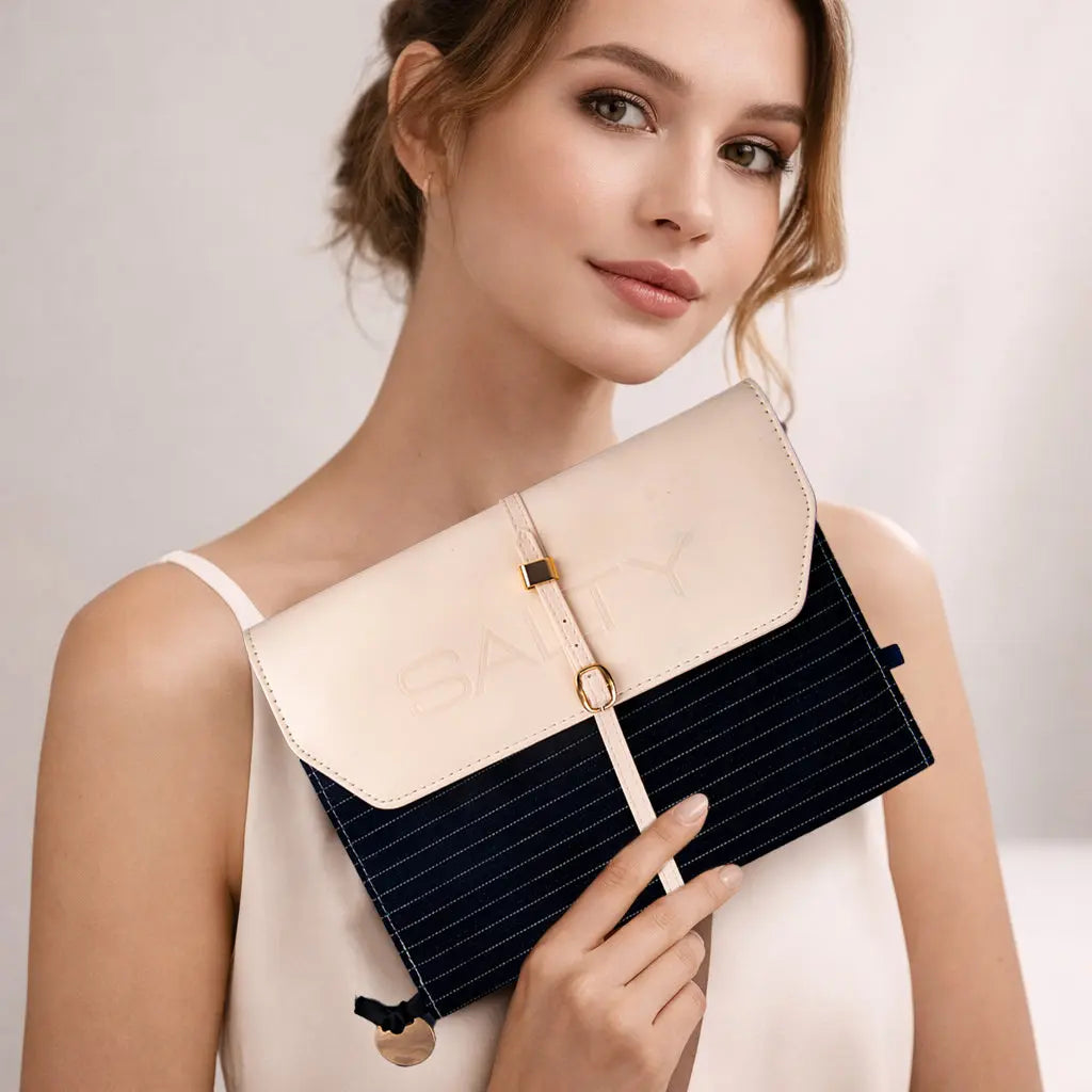 Gentle Reader Journal Sleeve - Blue | Salty