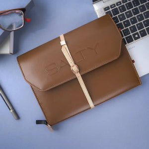Gentle Reader Journal Sleeve - Brown | Salty