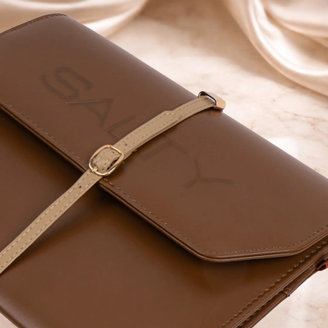 Gentle Reader Journal Sleeve - Brown | Salty