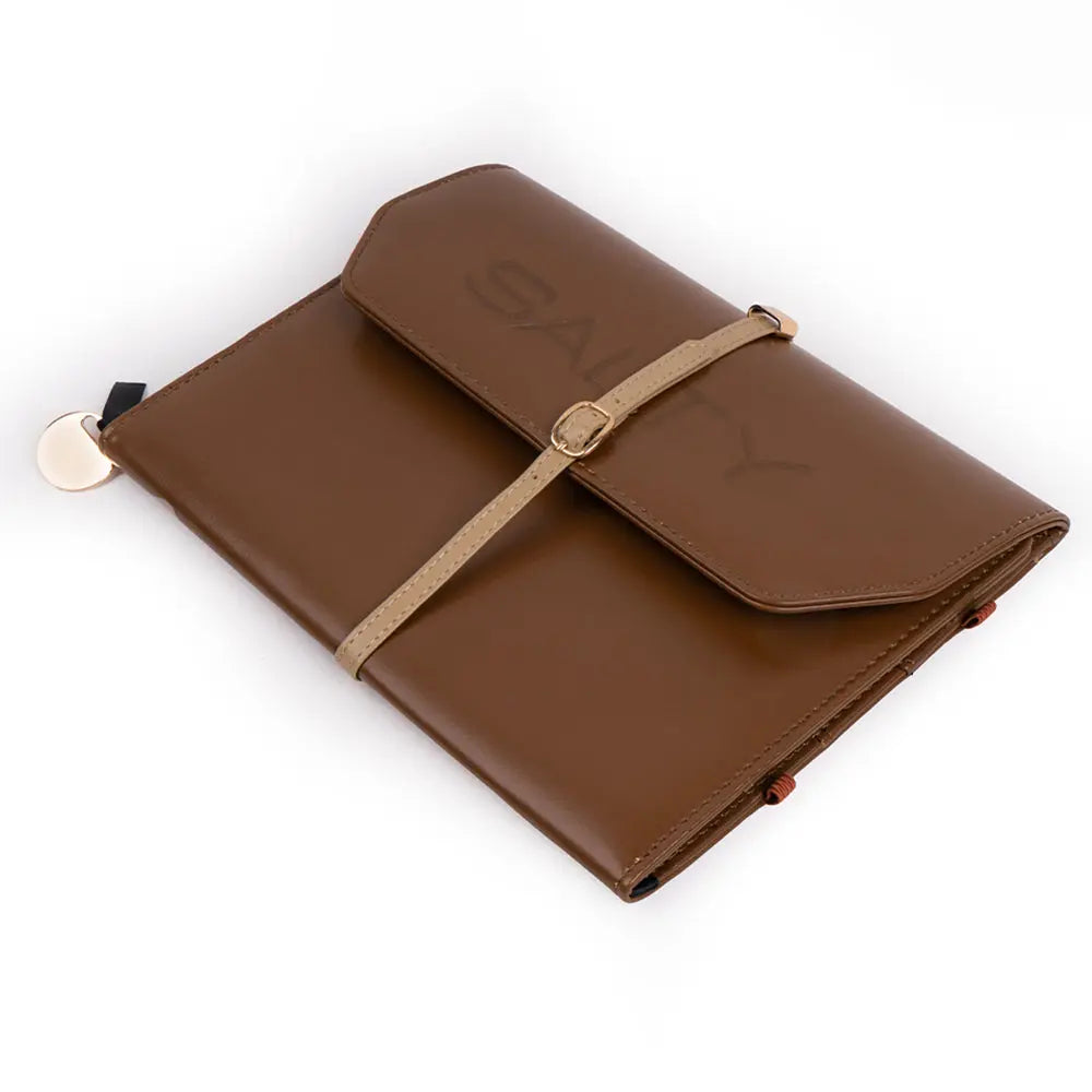 Gentle Reader Journal Sleeve - Brown | Salty