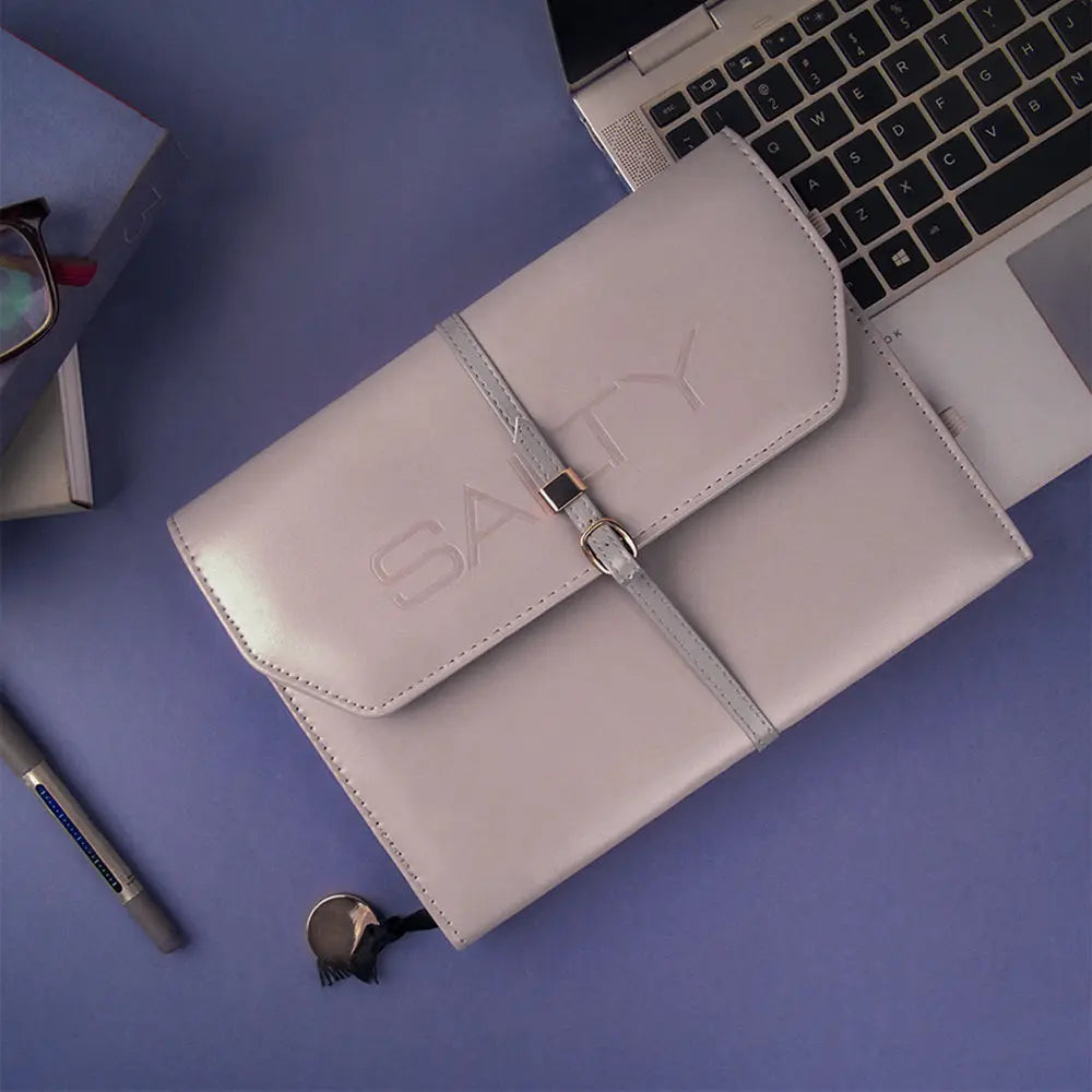 Gentle Reader Journal Sleeve - Grey | Salty