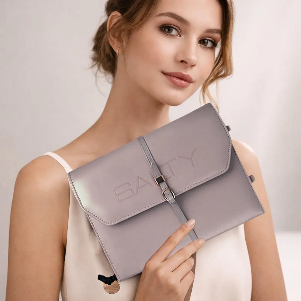 Gentle Reader Journal Sleeve - Grey | Salty