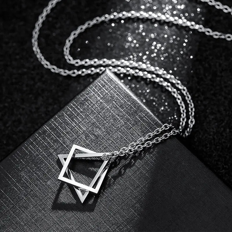 Geometa Pendant Necklace - Salty Accessories