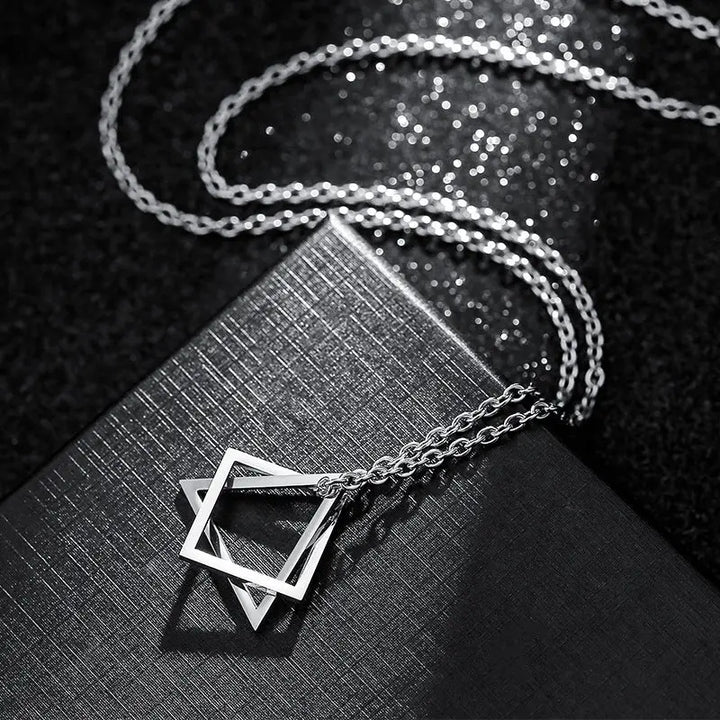 Geometa Pendant Necklace - Salty Accessories