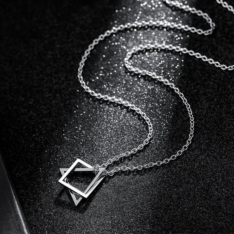 Geometa Pendant Necklace - Salty Accessories