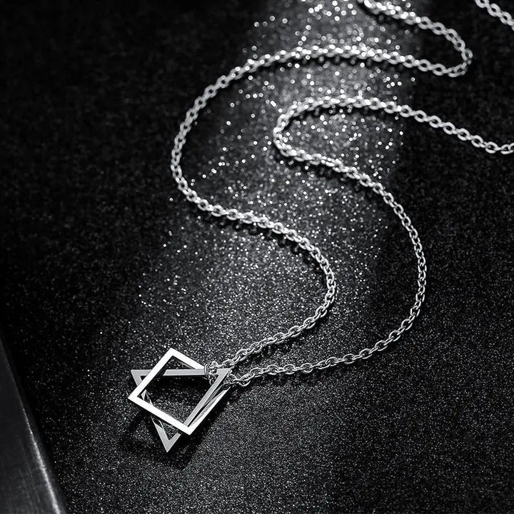 Geometa Pendant Necklace - Salty Accessories