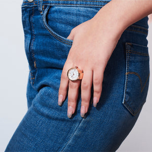 Girl Boss Salty Watch Ring - Rose Gold Salty