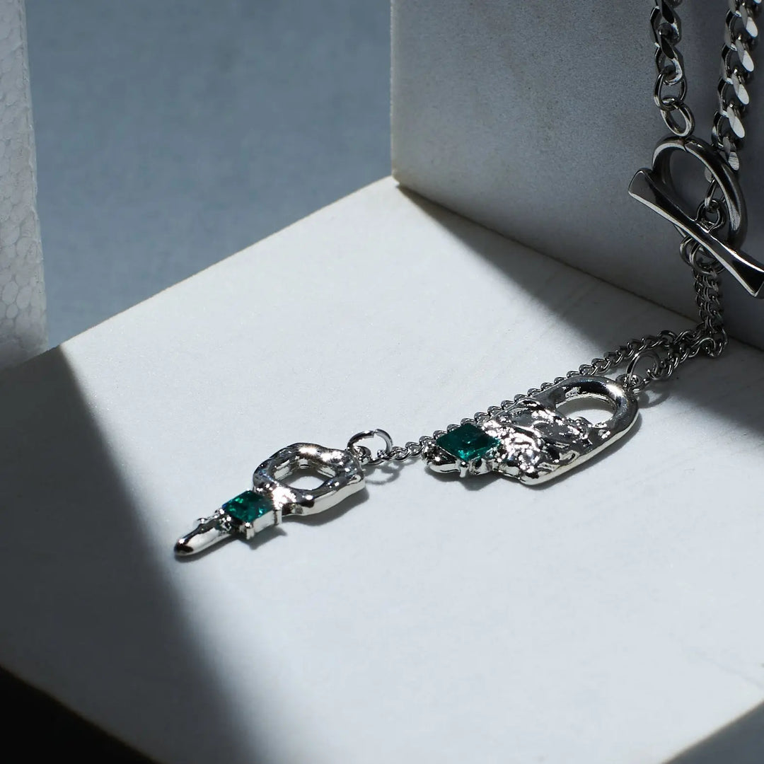 Glamour Toggle Glisten Necklace - Salty Accessories