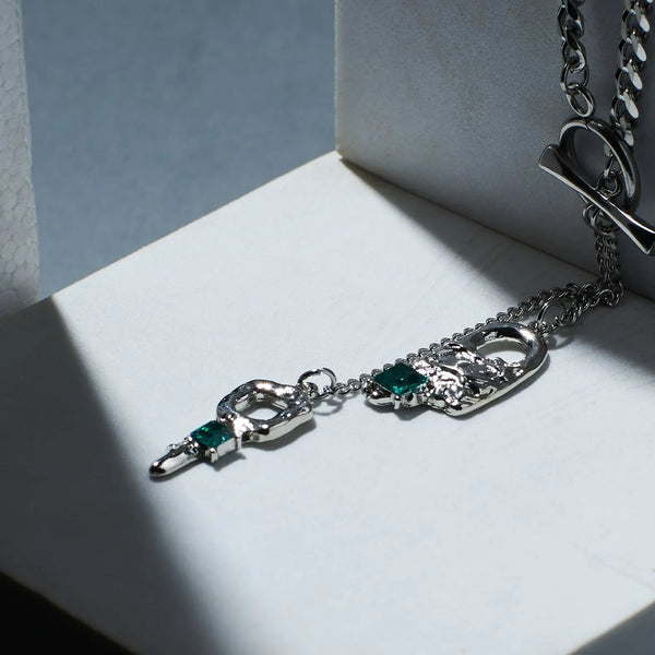 Glamour Toggle Glisten Necklace