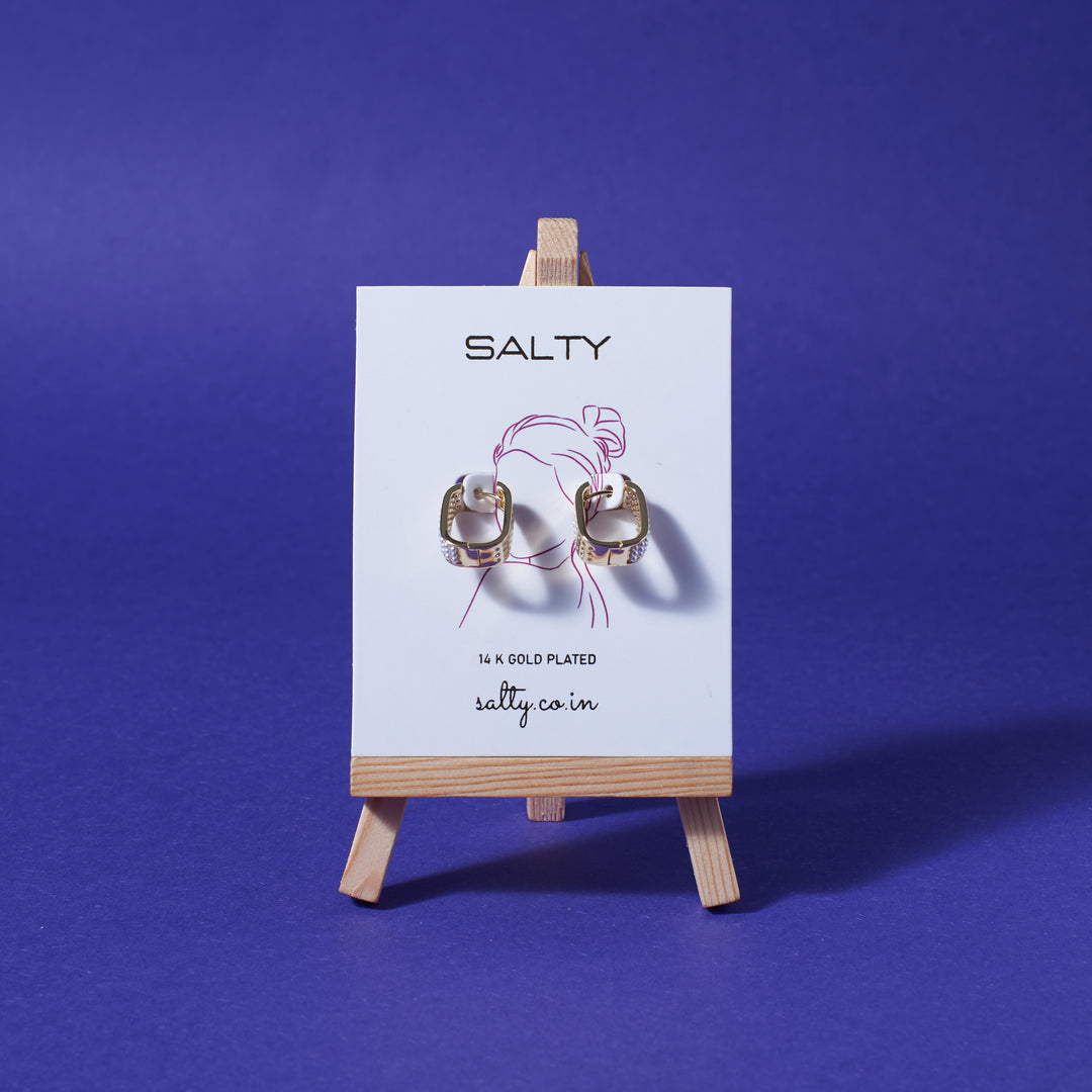 Glamour Radiance Earrings Salty